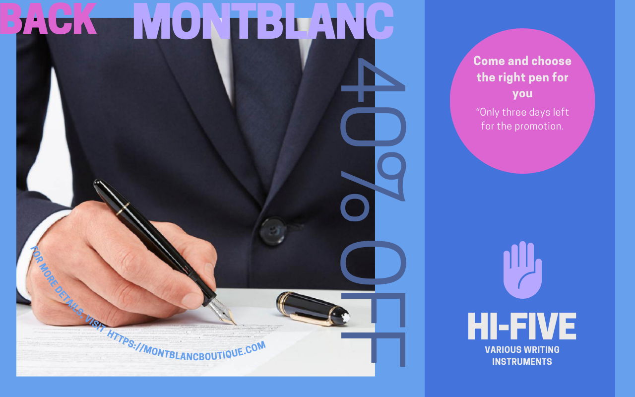 Click on the image for cheap Montblanc fountain pens